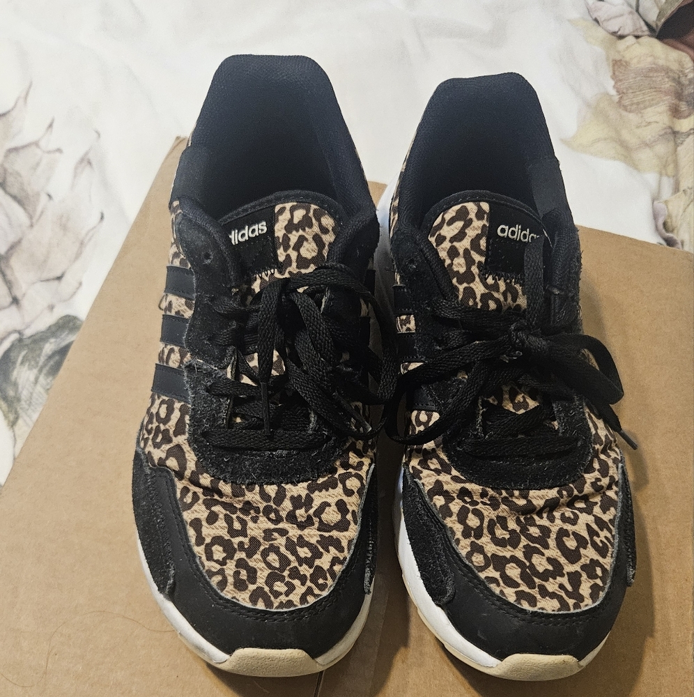 Adidas Leopard Print Sneakers